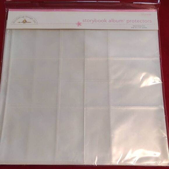 DOODLEBUG DESIGN Storybook album protectors NIP - Picture 3 of 4